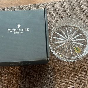 Waterford Crystal wine bottle coaster
